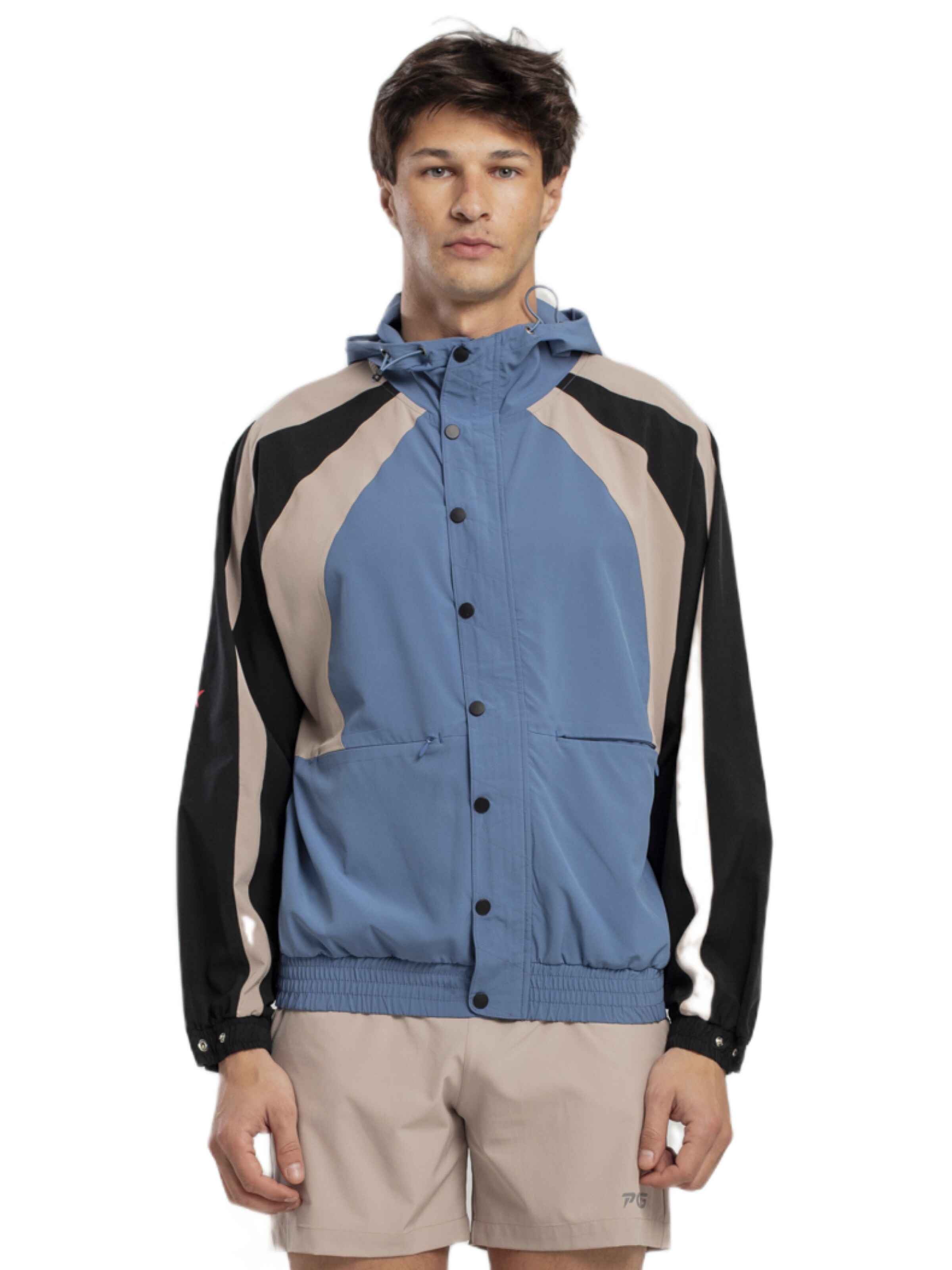 PCFG Between-season jacket in Blue: front