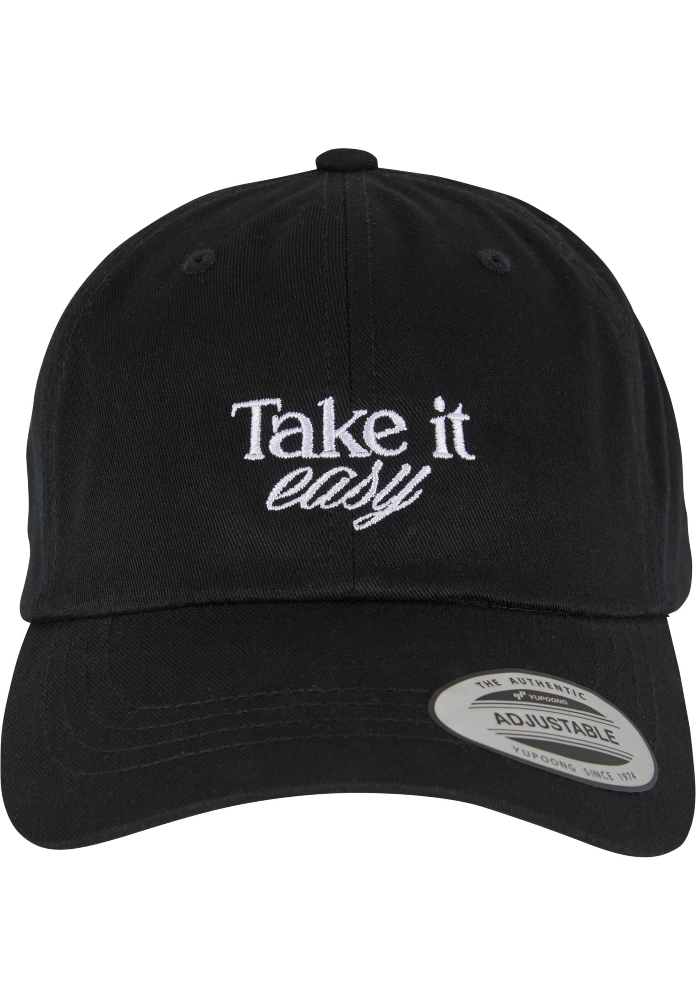 Mister Tee Cap 'Take It Easy' in Black