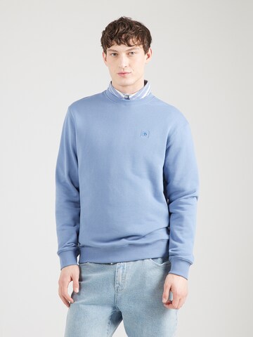 SCOTCH & SODA Sweatshirt 'Seasonal core l' in Blauw: voorkant