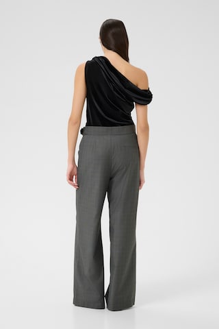 Wide Leg Pantalon à pince 'KBCros' KAREN BY SIMONSEN en gris