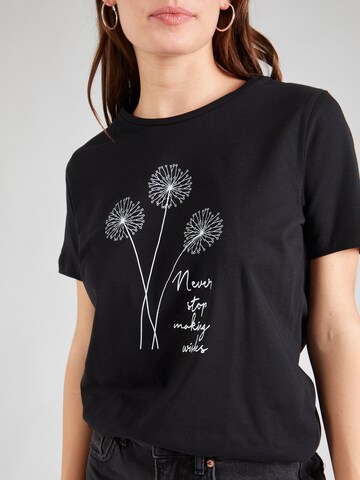 T-shirt 'FLORA' JDY en noir