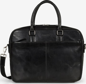 Howard London Briefcase 'Howard Carter Bag Black' in Black: front