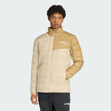 Veste outdoor ADIDAS TERREX en beige : devant