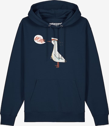 Sweat-shirt 'Moin Seagull' Watapparel en bleu : devant