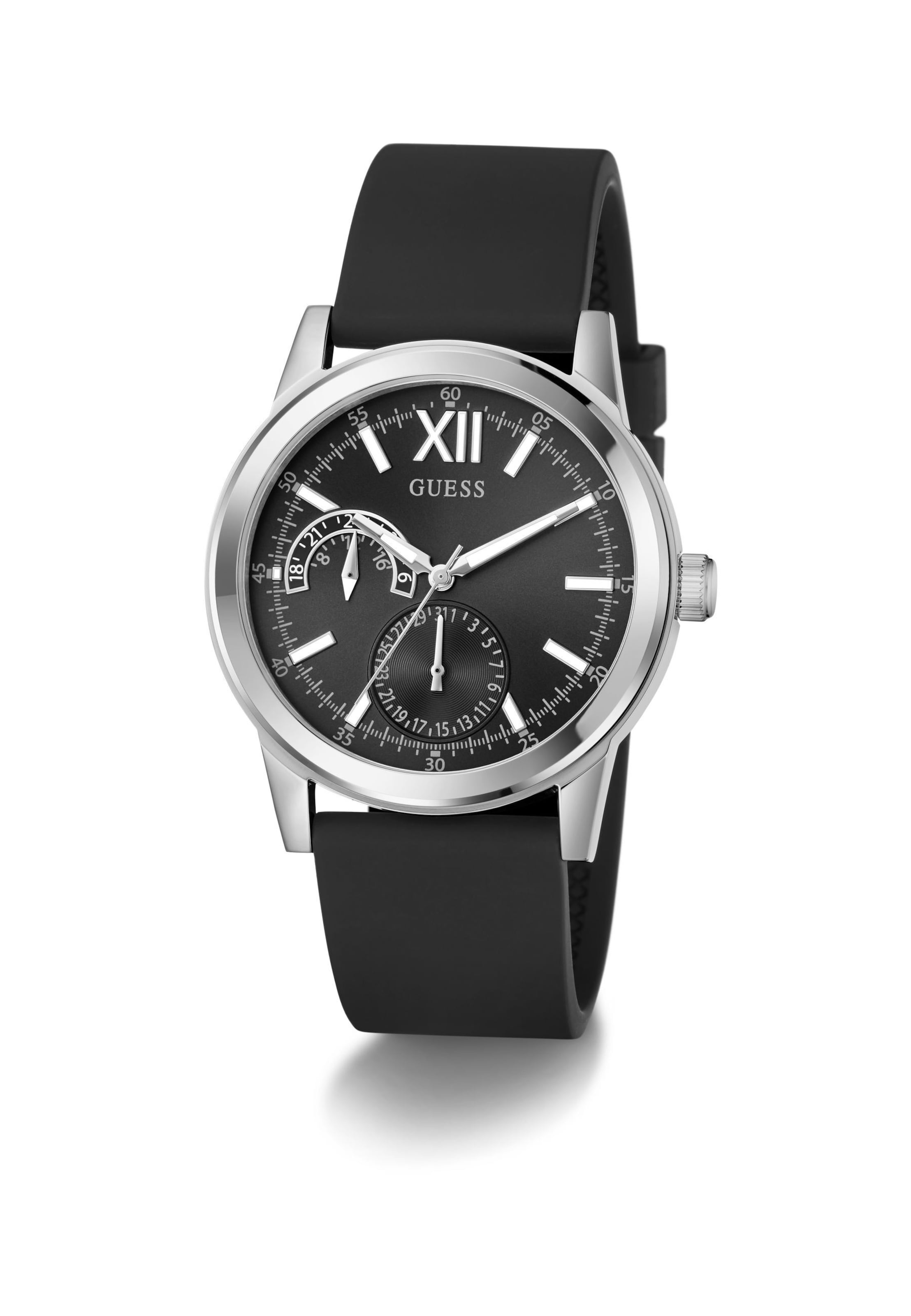 GUESS Analog watch 'Emerson' in Black: front