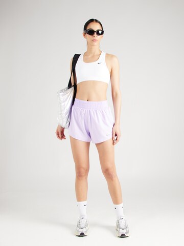 NIKE regular Sportsbukser 'One' i lilla