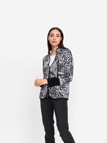 Cardigan heine en noir : devant