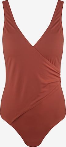 MAGIC BodyfashionTrokutasti Kupaći kostim za oblikovanje 'Fabulous' - crvena boja: prednji dio