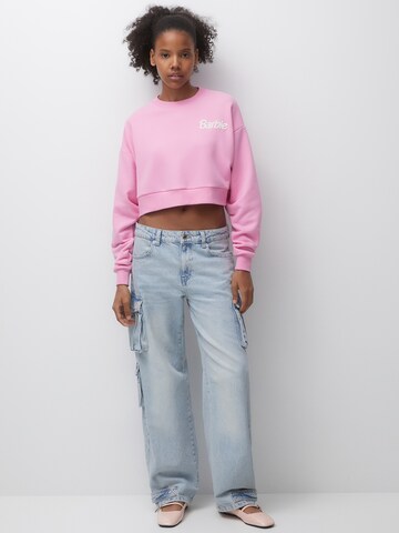 Pull&BearSweater majica - roza boja