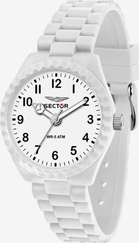 SECTOR Analog Watch 'Diver' in White: front