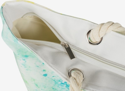 styleBREAKER Strandtasche 'Strandtasche Pouring Flecken Muster' in grün, Produktansicht