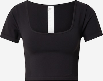 juoda Fabletics Sportiniai marškinėliai: priekis