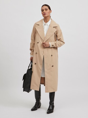 VILA Between-Seasons Coat 'Desert' in Beige