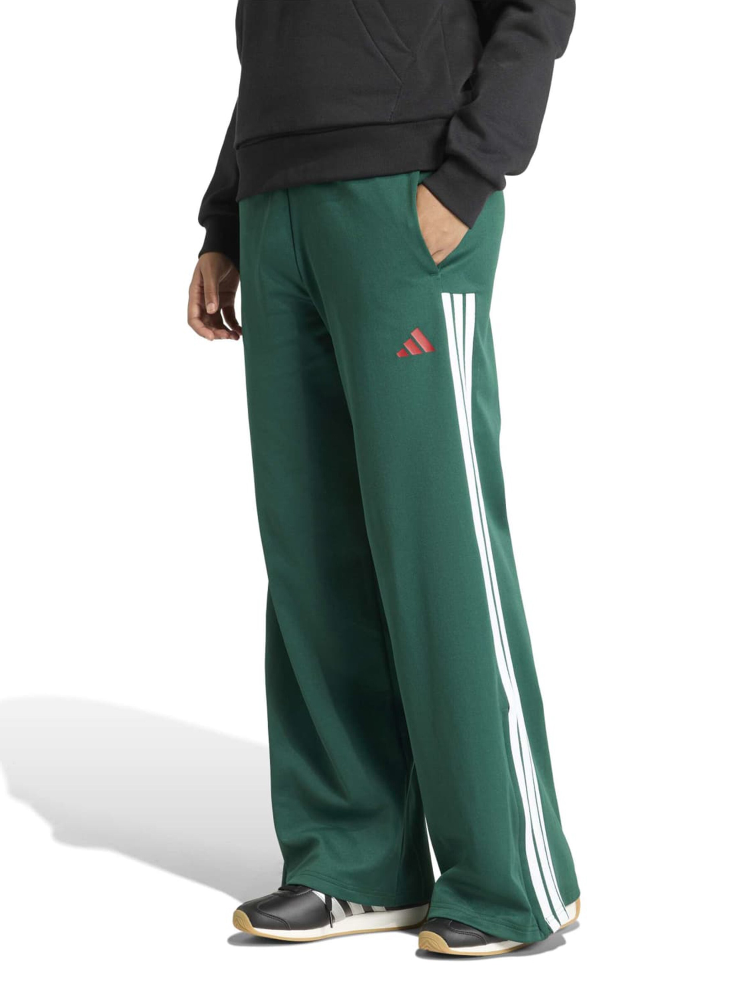 ADIDAS SPORTSWEAR Wide leg Sportbroek 'HER' in Groen: voorkant