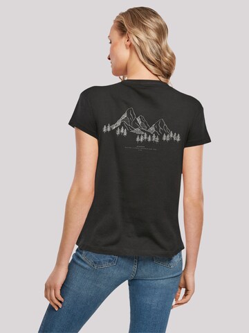 T-shirt 'Mountain' F4NT4STIC en noir