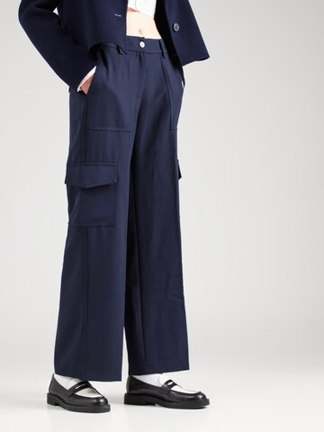FRENCH CONNECTION Wide Leg Hose in Blau: Vorderseite
