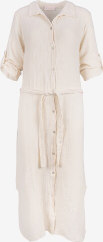 Robe-chemise 'Victoria' Seasons of April en beige : devant