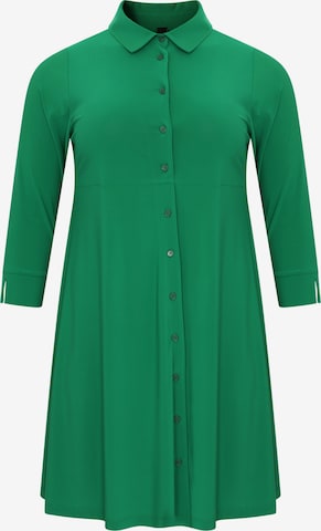 Yoek Shirt Dress 'Dolce' in Green: front