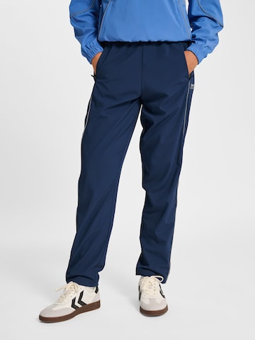 Hummel Regular Sportbroek in Blauw: voorkant