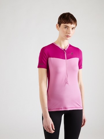 T-shirt fonctionnel 'FUJITRAIL' ASICS en violet : devant