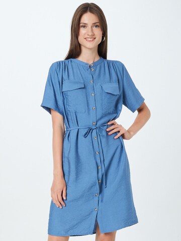 Robe-chemise 'MENA' SISTERS POINT en bleu : devant