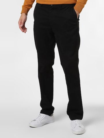 TOMMY HILFIGER Regular Chino 'Denton' in Zwart: voorkant