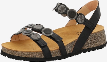 THINK! Strap Sandals 'Koak' in Black: front