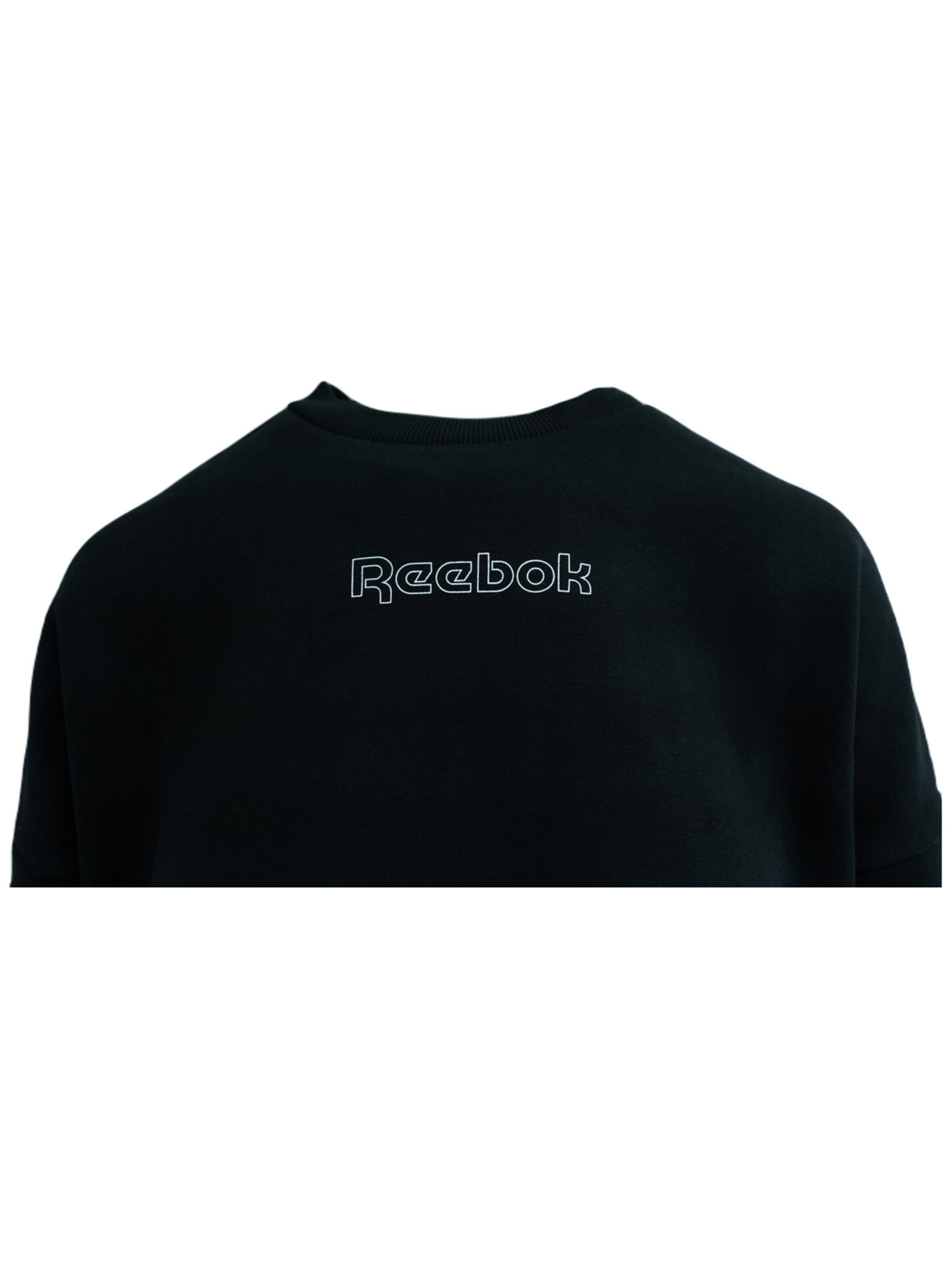 Reebok Blouse 'Reebok Piping Crewneck' in Black