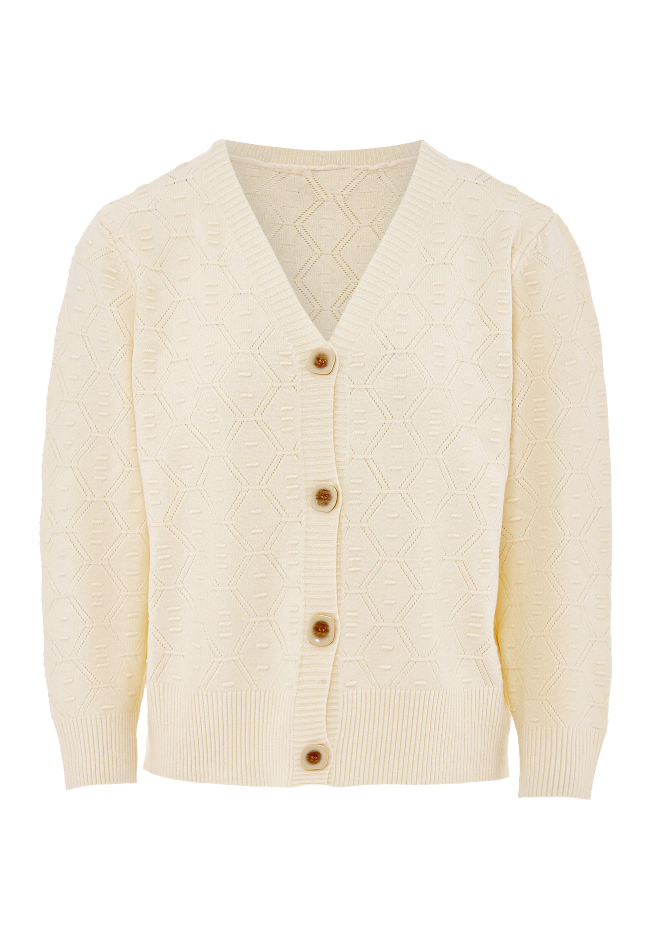 ALARY Strickjacke in Beige: Vorderseite