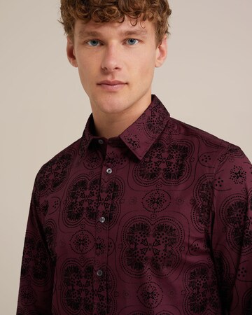 Slim fit Camicia business di WE Fashion in rosso