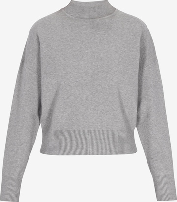 usha BLACK LABEL Trui in Grijs: voorkant