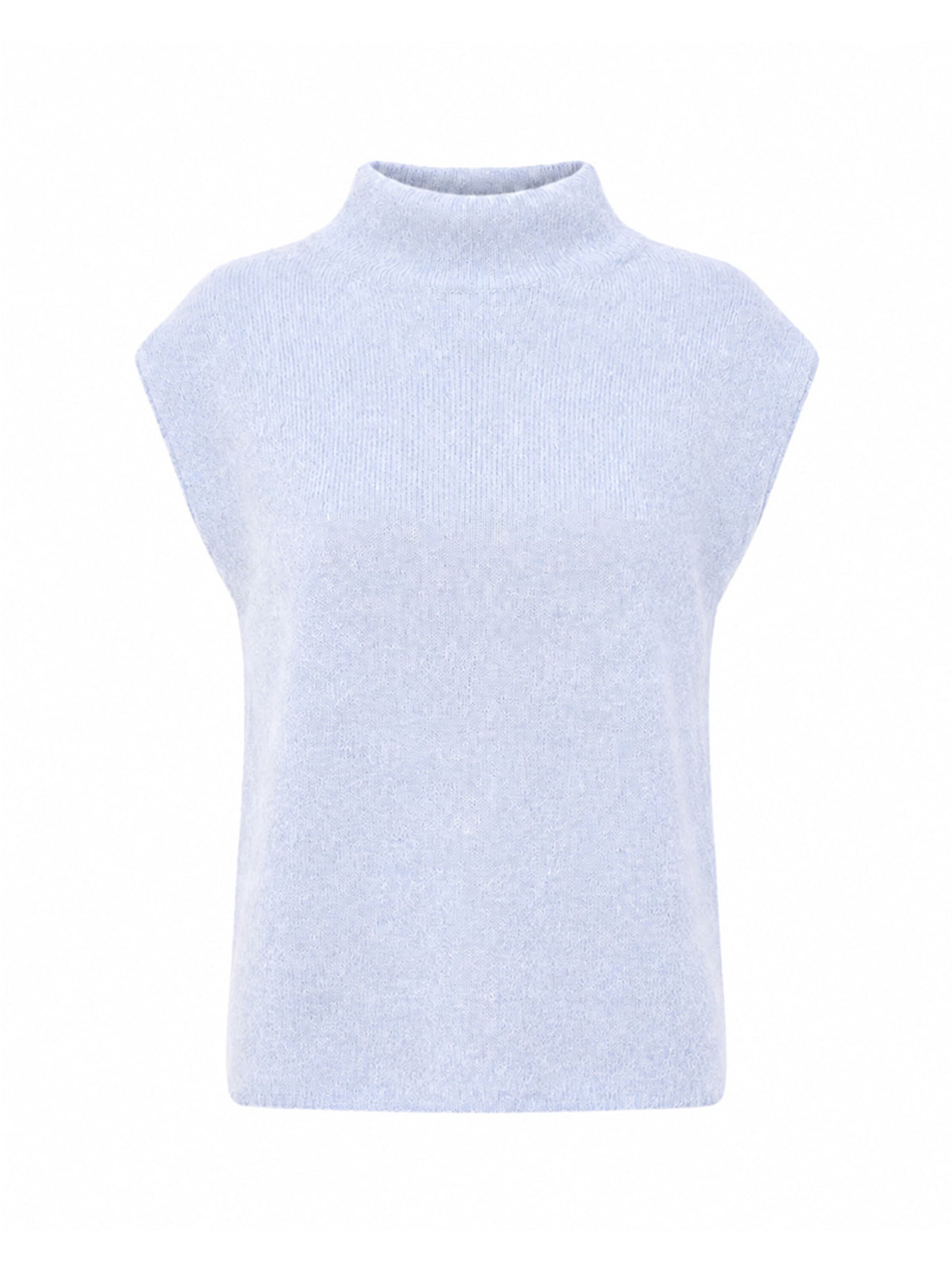 Anse Victorin Knitted Top 'Lara' in Blue: front