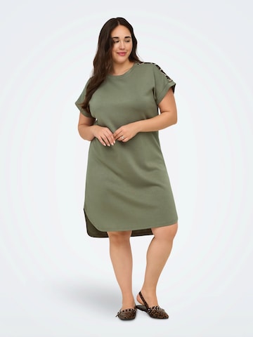 ONLY Carmakoma - Vestido 'CARLISE' em verde: frente