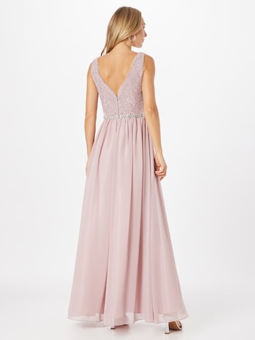 mascara Evening Dress in Pink