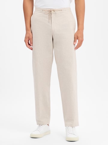 Regular Pantalon Finshley & Harding London en beige : devant