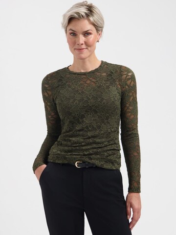 Lady Day Shirt 'Lady Day Joss Deep forest' in Green: front