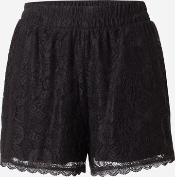 PIECES Regular Shorts 'OLLINE' in Schwarz: predná strana