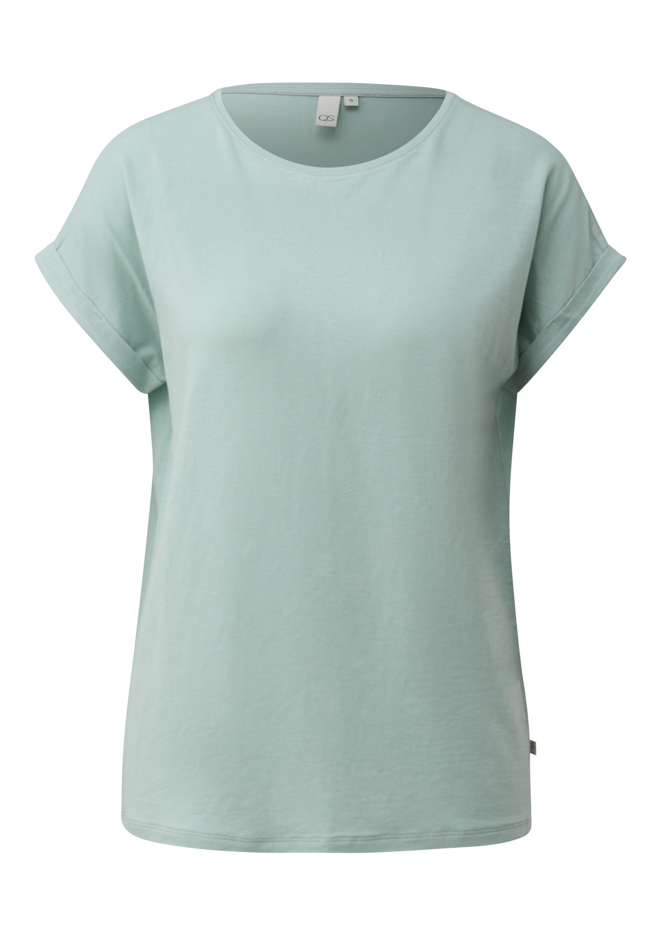 T-shirt QS en bleu : devant