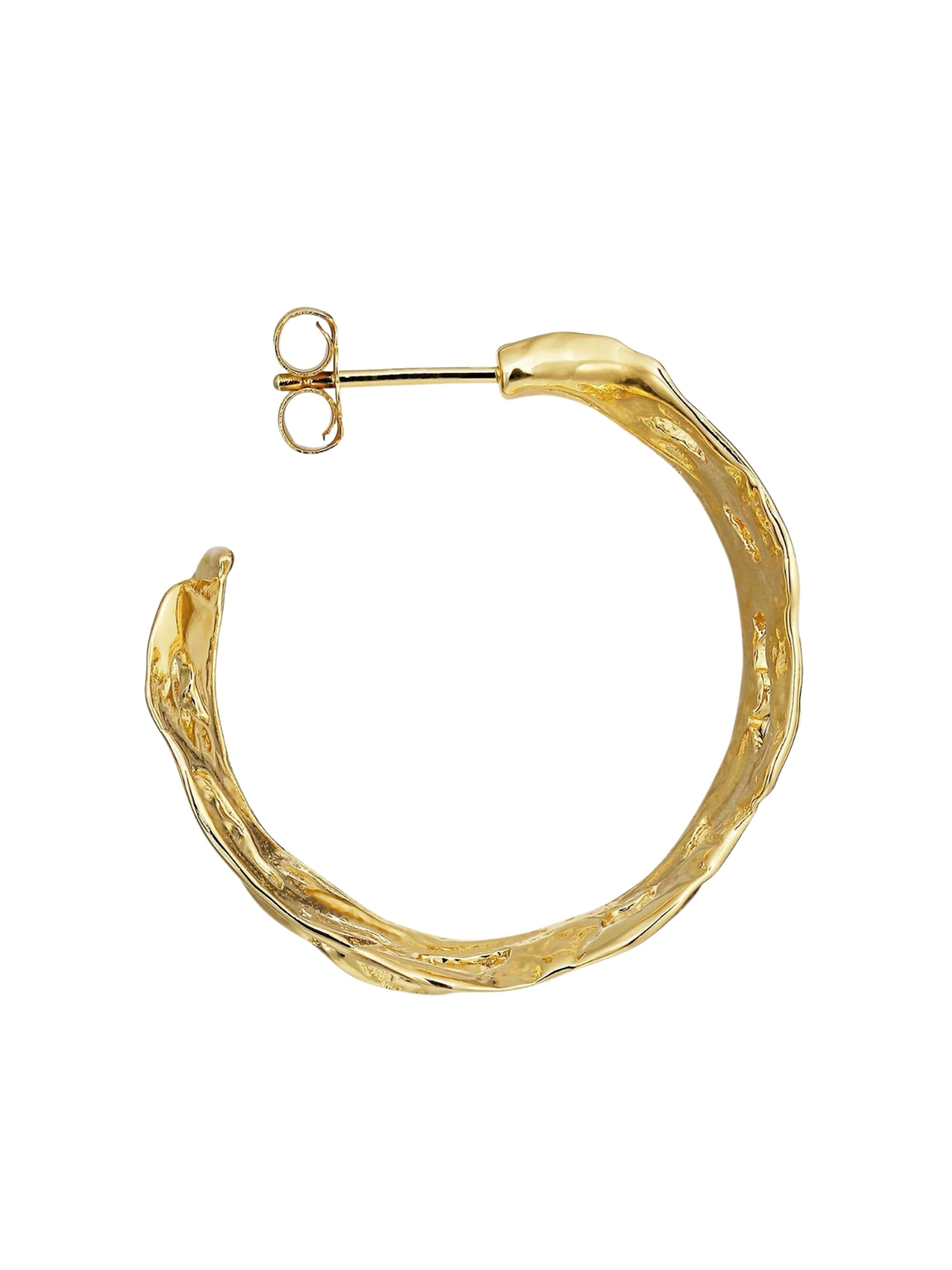 Jane Kønig Oorbellen 'Big Leaf' in Goud