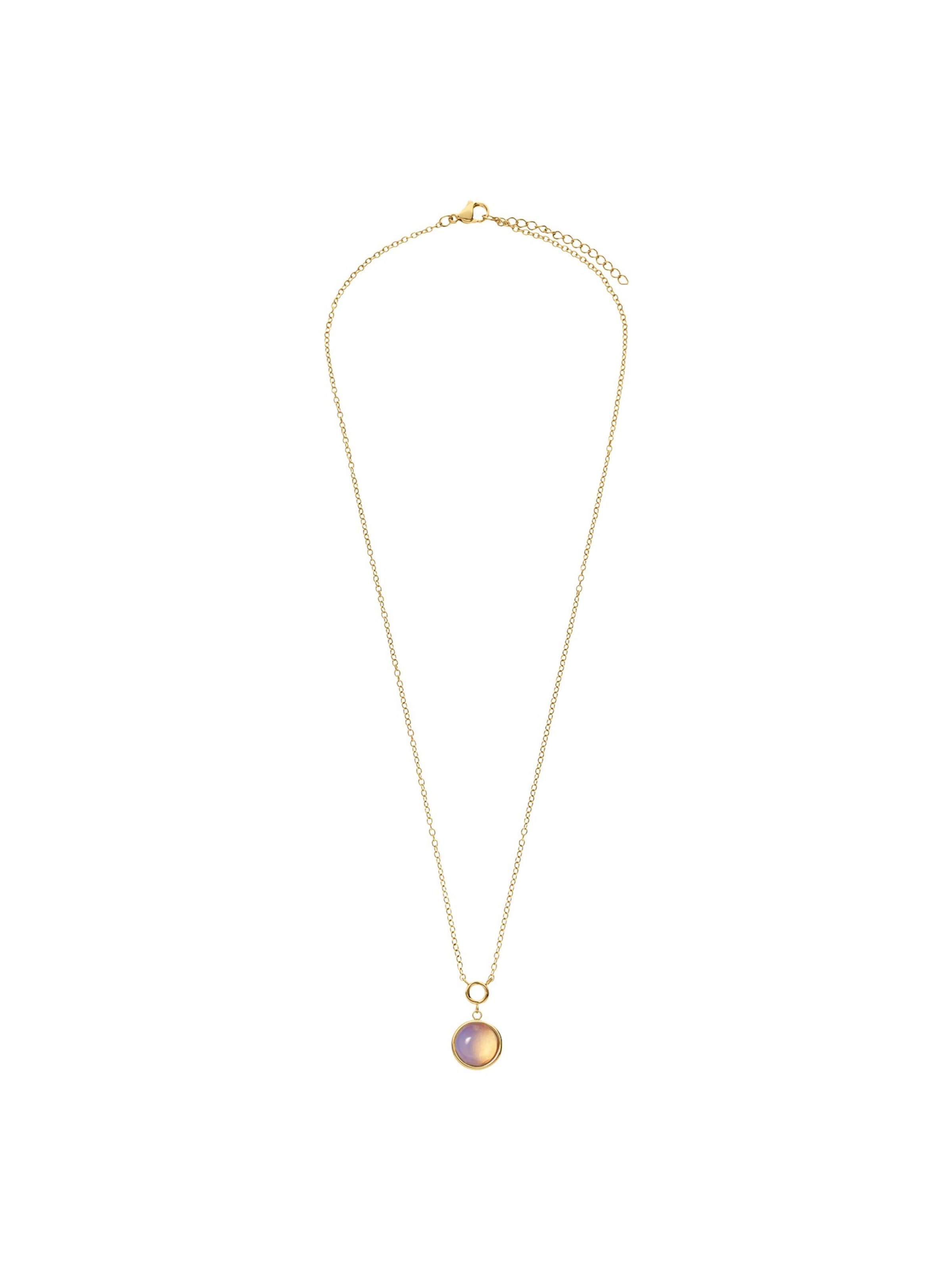 Lucardi Necklace in Gold: front