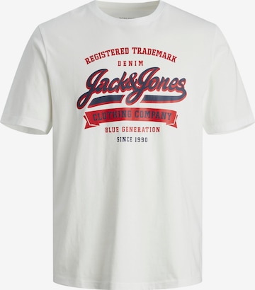 JACK & JONES T-shirt i vit: framsida