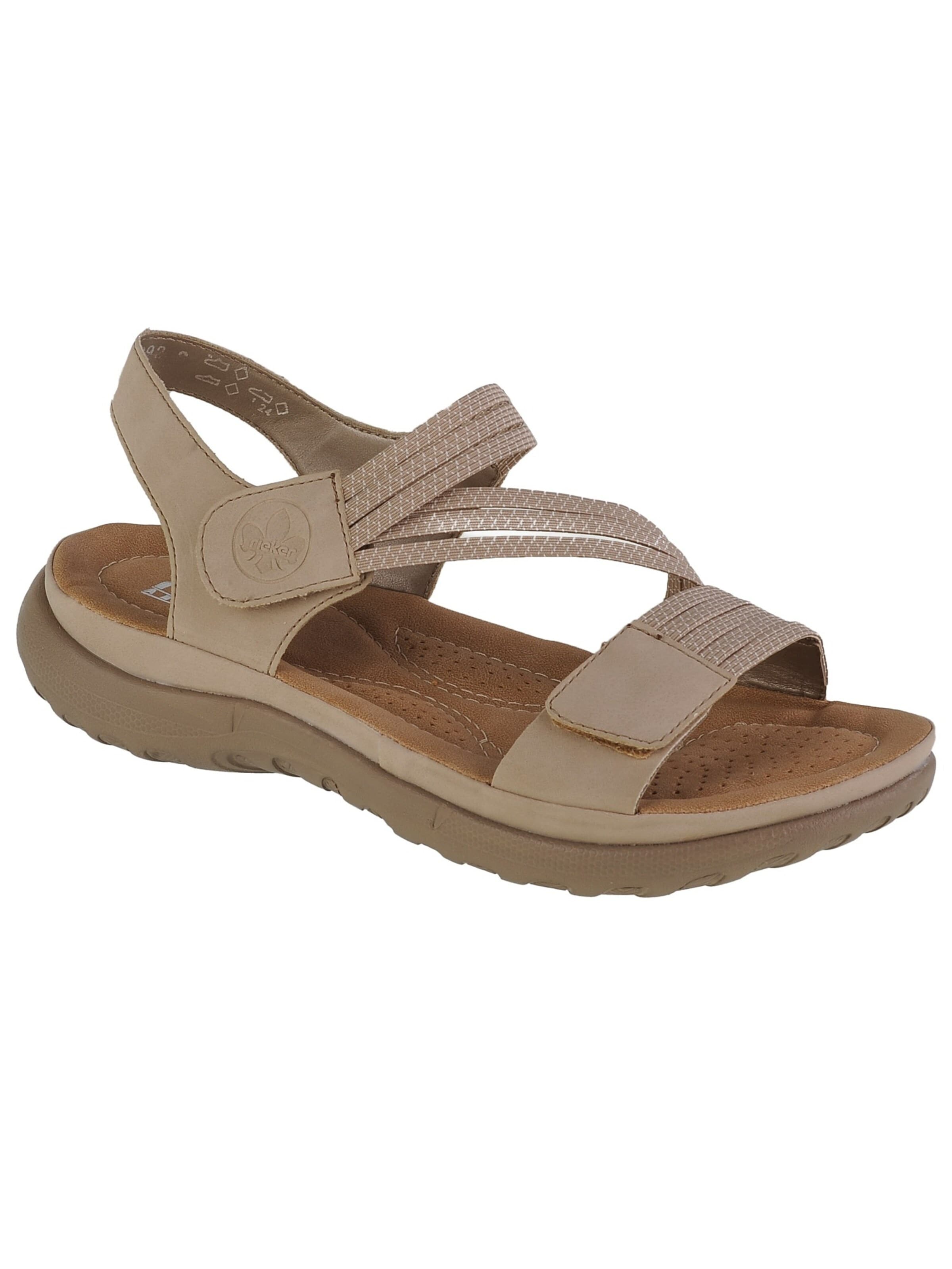 Rieker Sandale in Beige: Vorderseite