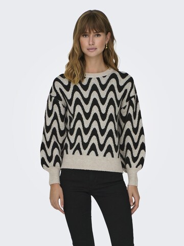 Pullover 'Georgina' di ONLY in beige: frontale