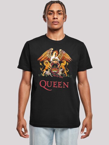 T-Shirt 'Queen' F4NT4STIC en noir : devant