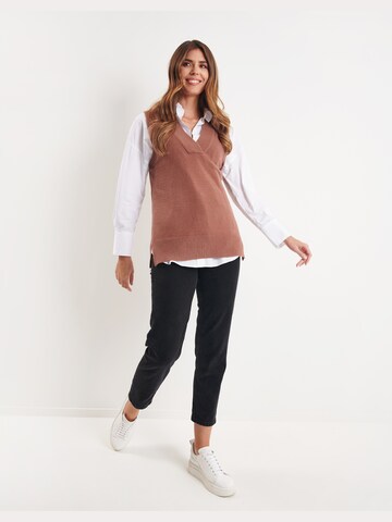 Threadbare Trui in Bruin