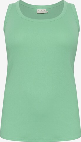 Top 'Carina' di KAFFE CURVE in verde: frontale