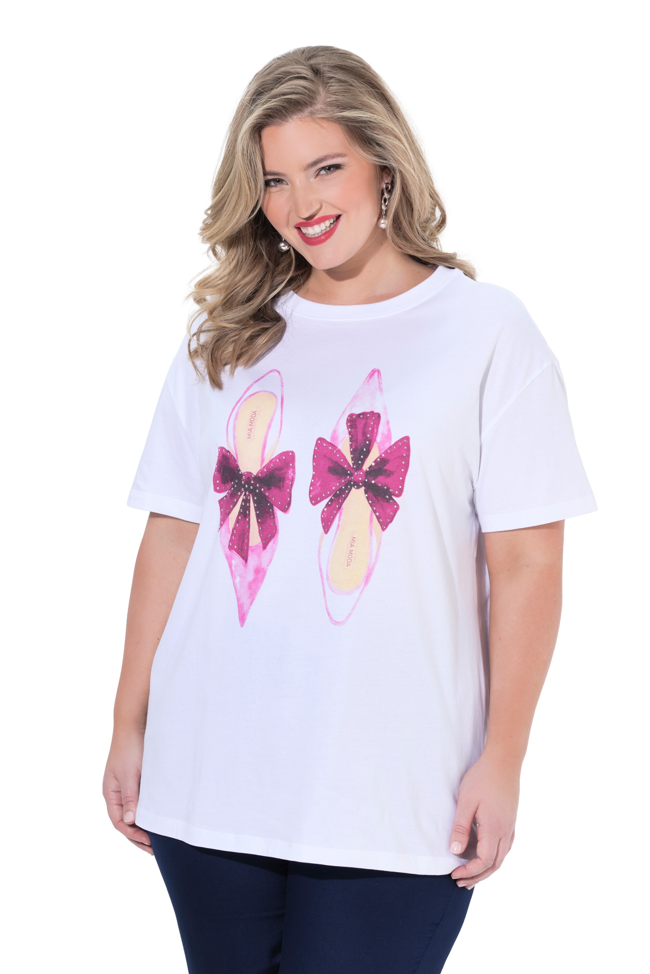MIAMODA Shirt in Wit: voorkant