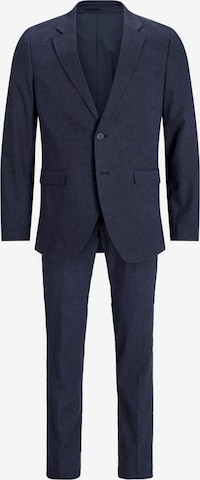 JACK & JONES Slim fit Suit 'Riviera' in Blue: front