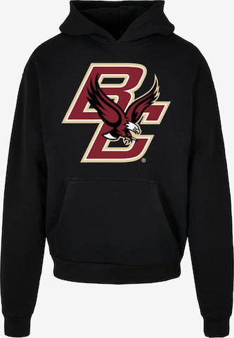 Merchcode Sweatshirt 'Boston College - Eagles' in Black: front