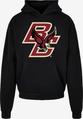 Merchcode Sweatshirt 'Boston College - Eagles' in Zwart: voorkant